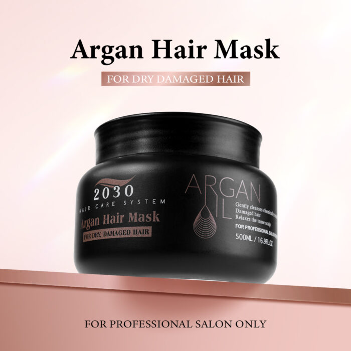 ⁦2030 Argan Hair Mask – מסכה משקמת לשיער יבש ופגום⁩ – תמונה ⁦2⁩